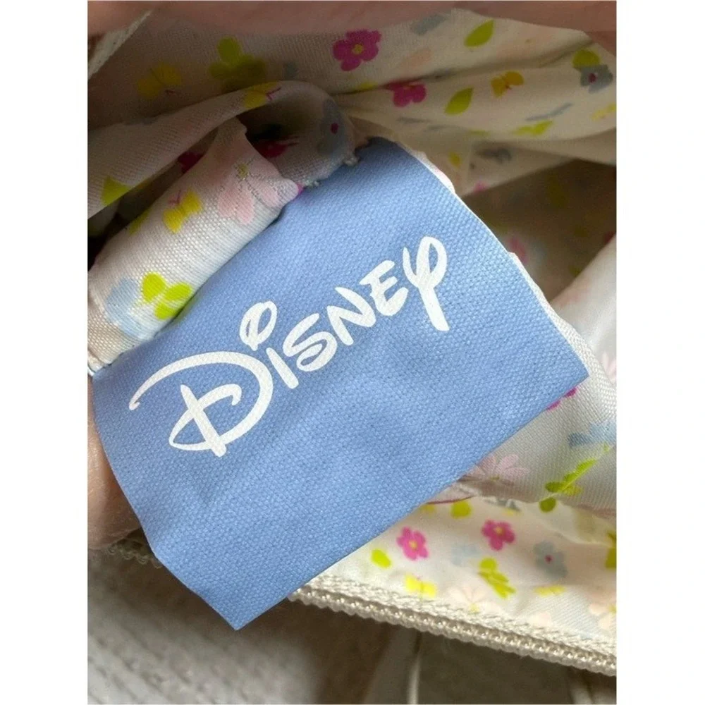 Disney Winnie the Pooh Diaper Bag Baby Cream Pink Embroidered Kidcore Y2K Large